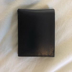 Perry Ellis Black Leather Wallet